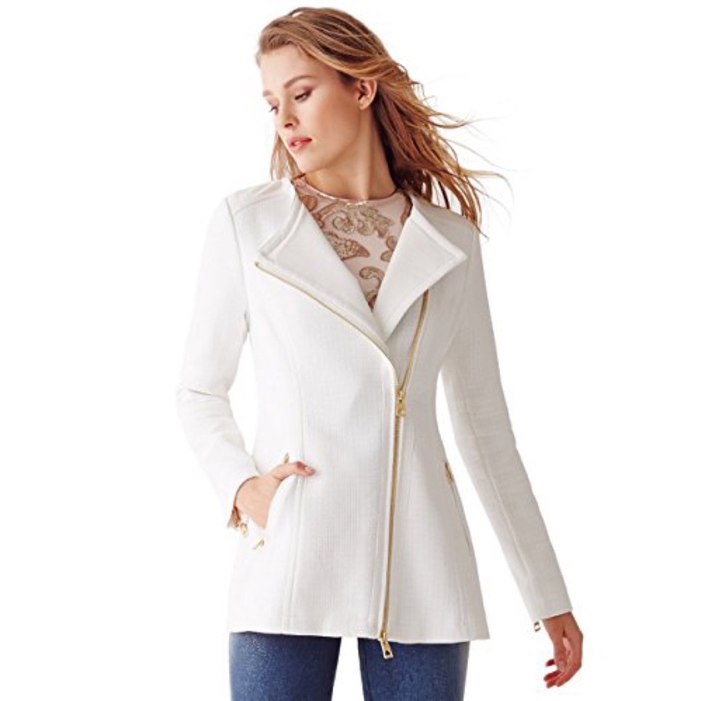 Guess Women’s Asymmetric Front Zipper Size Medium
